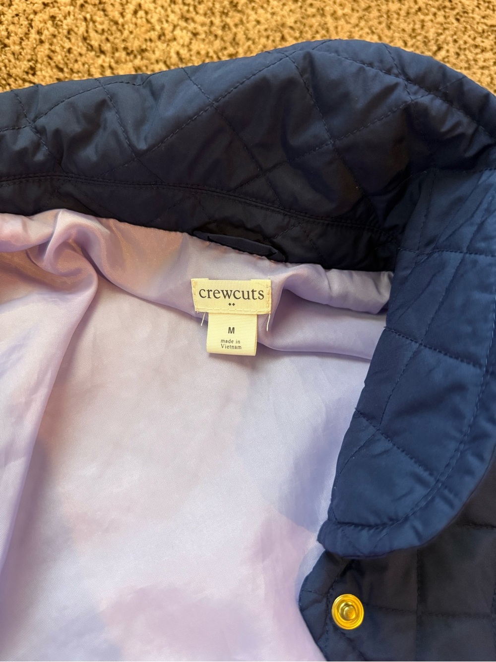 Crewcuts medium puff quilted jacket girls - Picture 2 of 2